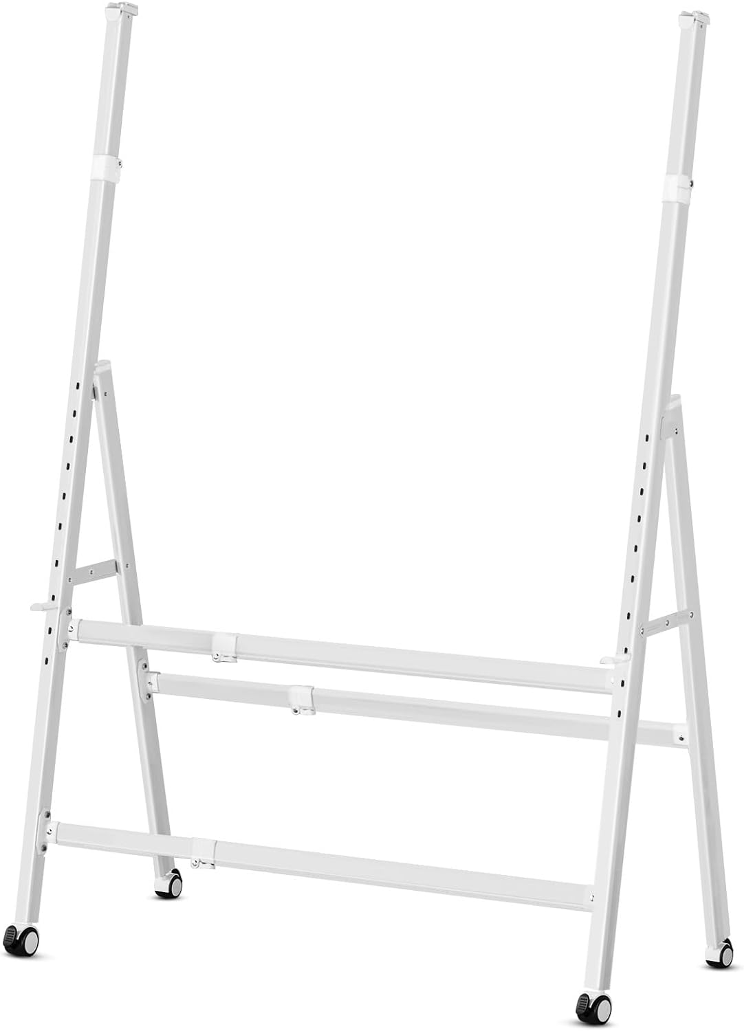 ZHDIAN A-Frame Foldable Whiteboard Stand, Height and Width Adjustable, Mobile Stand with Wheels for dry erase board, Chalkboard, Glass Board