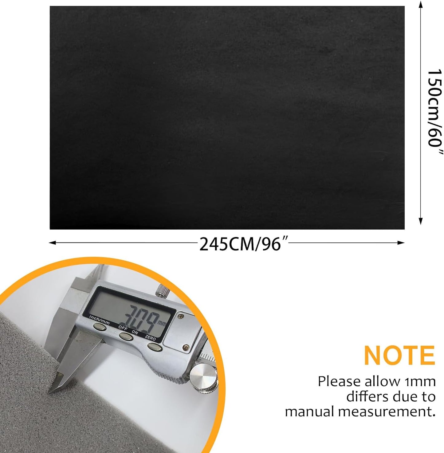 Suede Headliner Fabric with Foam Backing Material - Automotive/Home Micro-Suede Headliner Flame Retardant Fabric for Car Replacement/Repair/DIY, 36x24in