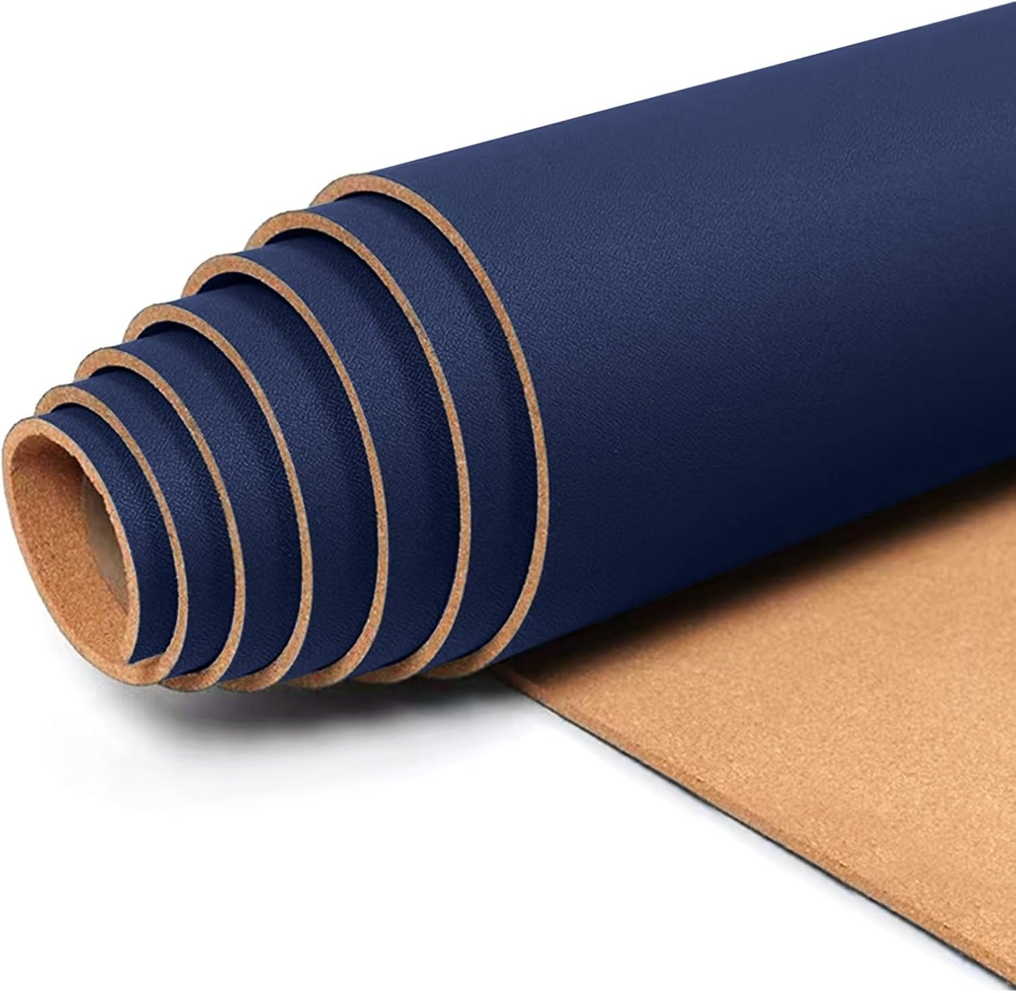 Linen Cork Board Roll Black 48" x 24", 1/4" Thick Large Fabric Covered Corkboard for Walls, ZHIDIAN Frameless Bulletin Board Non-Adhesive Colored Cork Board for Office Decor