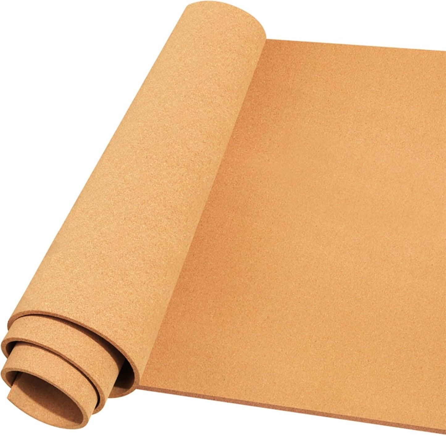 Linen Cork Board Roll Black 48" x 24", 1/4" Thick Large Fabric Covered Corkboard for Walls, ZHIDIAN Frameless Bulletin Board Non-Adhesive Colored Cork Board for Office Decor