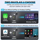 Mini Wireless CarPlay Adapter for Apple Plug & Play Low Latency Converts Wired