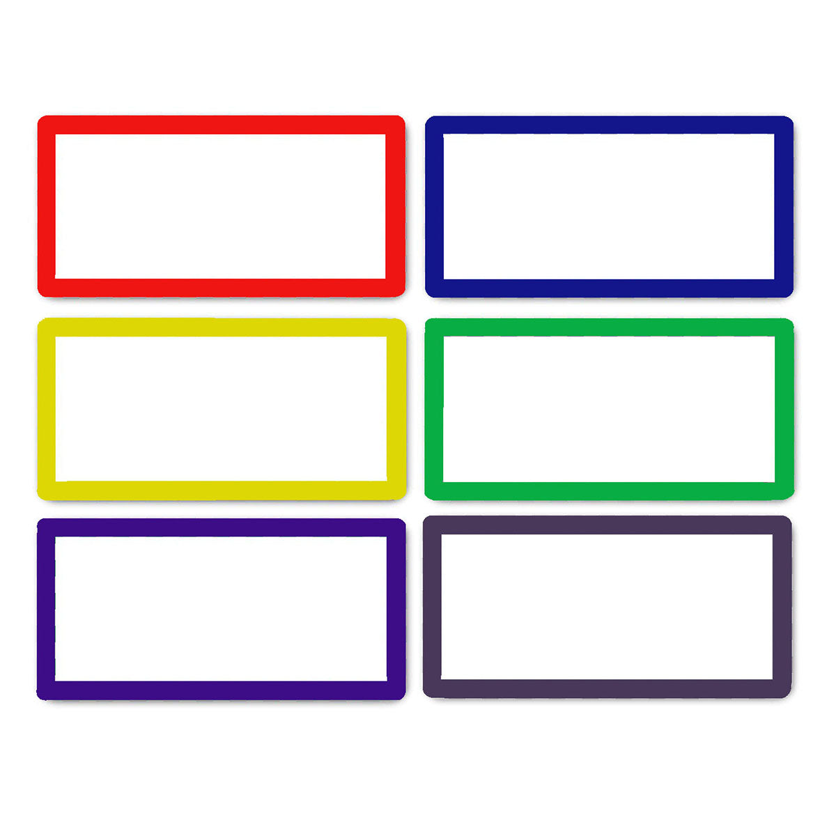 Magnetic Dry Erase Labels/Name-plate, Effective on Schedule Board/Fridge/Whiteboard 36-Pcs, 2" x 1"