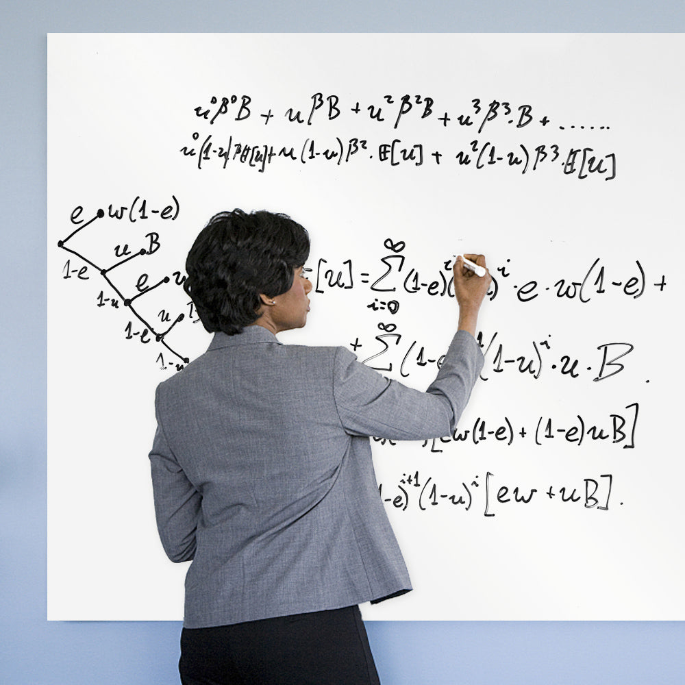 Self-Adhesive Magnetic Whiteboard for Wall, Peel & Stick Dry-Erase Board 48x36 inches