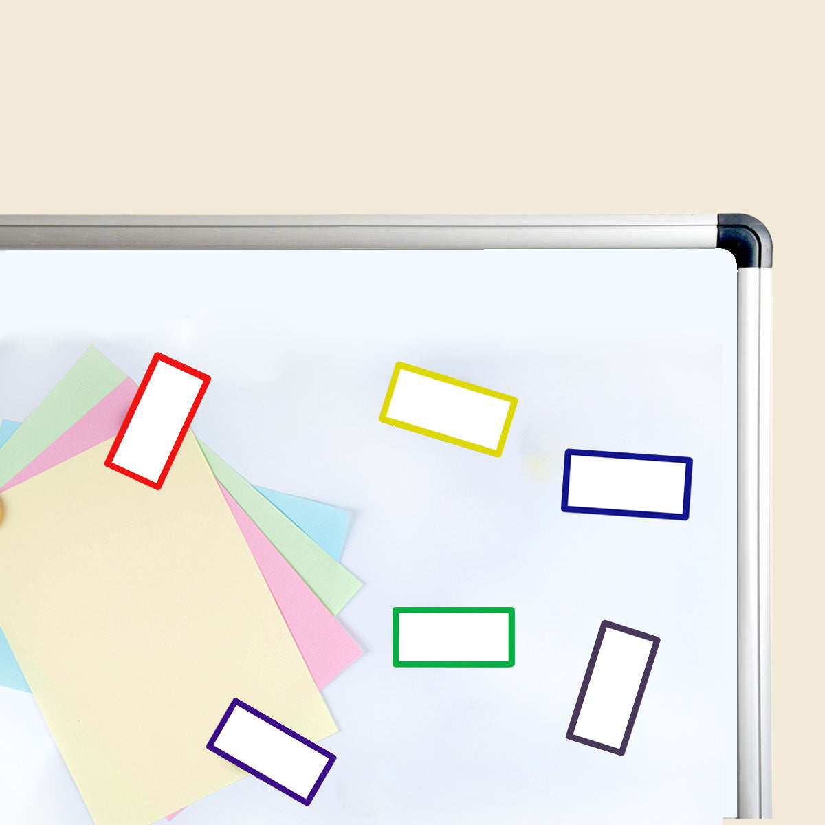 Magnetic Dry Erase Labels/Name-plate, Effective on Schedule Board/Fridge/Whiteboard 36-Pcs, 2" x 1"
