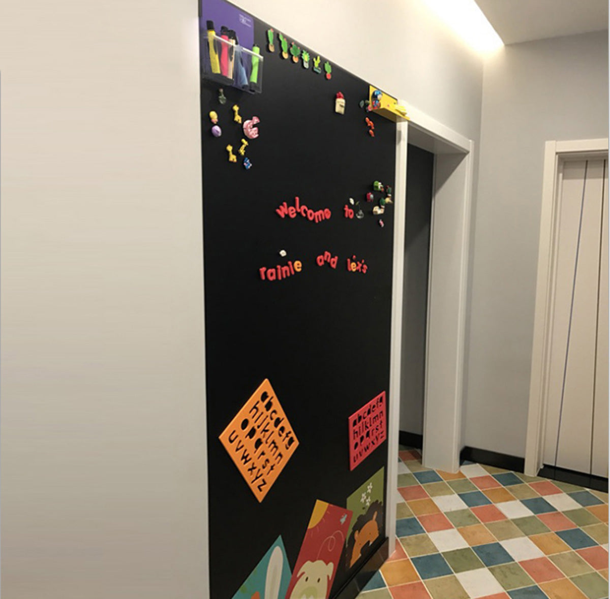 Self-Adhesive Chalkboard Wall Sticker, Magnetic Receptive Surface