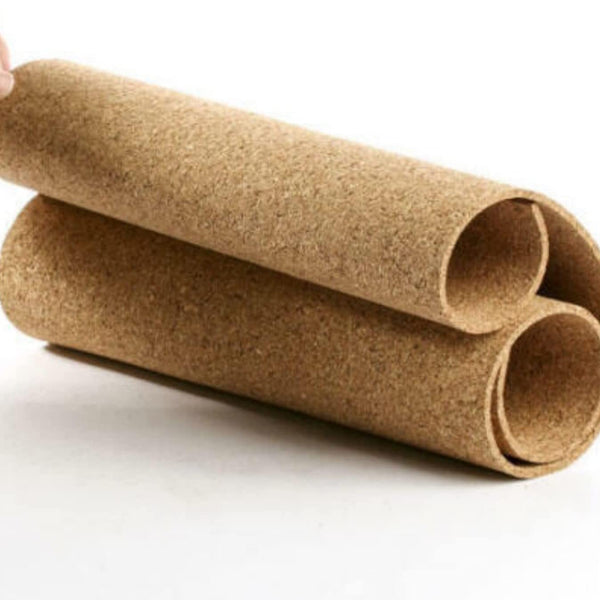 2mm Thick Adhesive Cork Roll Liner, 12x24 Inch Insulation Cork Roll for  Bulletin