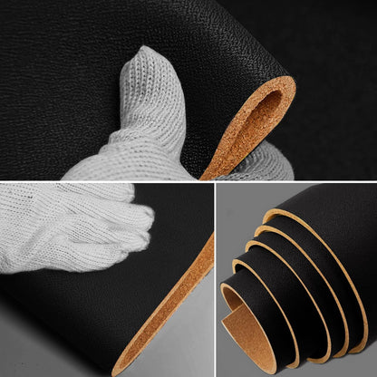 Linen Cork Board Roll Black 48" x 24", 1/4" Thick Large Fabric Covered Corkboard for Walls, ZHIDIAN Frameless Bulletin Board Non-Adhesive Colored Cork Board for Office Decor