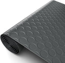 Garage Floor Mat, Thickness Diamond Plate Vinyl Heavy Duty Parking Mat for Garage Floor, Golf Cart Parking, Water/Stain Resistant Floor Runner (Black Coin, 4 x 6.5FT)