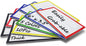 Large Magnetic Dry Erase Labels 4x1.5, 30Pcs Thick Reusable Writable Dry-Erase Magnets Strips Rectangle Removable Big Name Plate Tags for Whiteboard Fridge Cabinet Classroom Locker