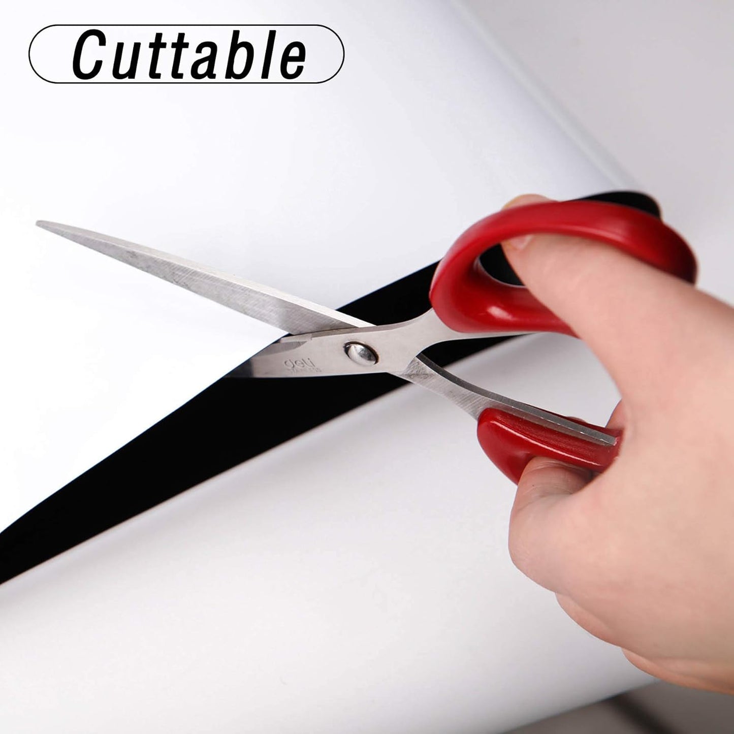 ZHIDIAN 48x36 Inch Magnetic Whiteboard Wall Sticker, Non-Adhesive Removable Dry Erase Decal with 2 Markers & 6 Magnets