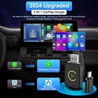 Mini Wireless CarPlay Adapter for Apple Plug & Play Low Latency Converts Wired