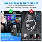 Mini Wireless CarPlay Adapter for Apple Plug & Play Low Latency Converts Wired