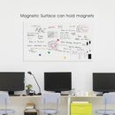 Self-Adhesive Magnetic Whiteboard for Wall, Peel & Stick Dry-Erase Board 60x36 inches