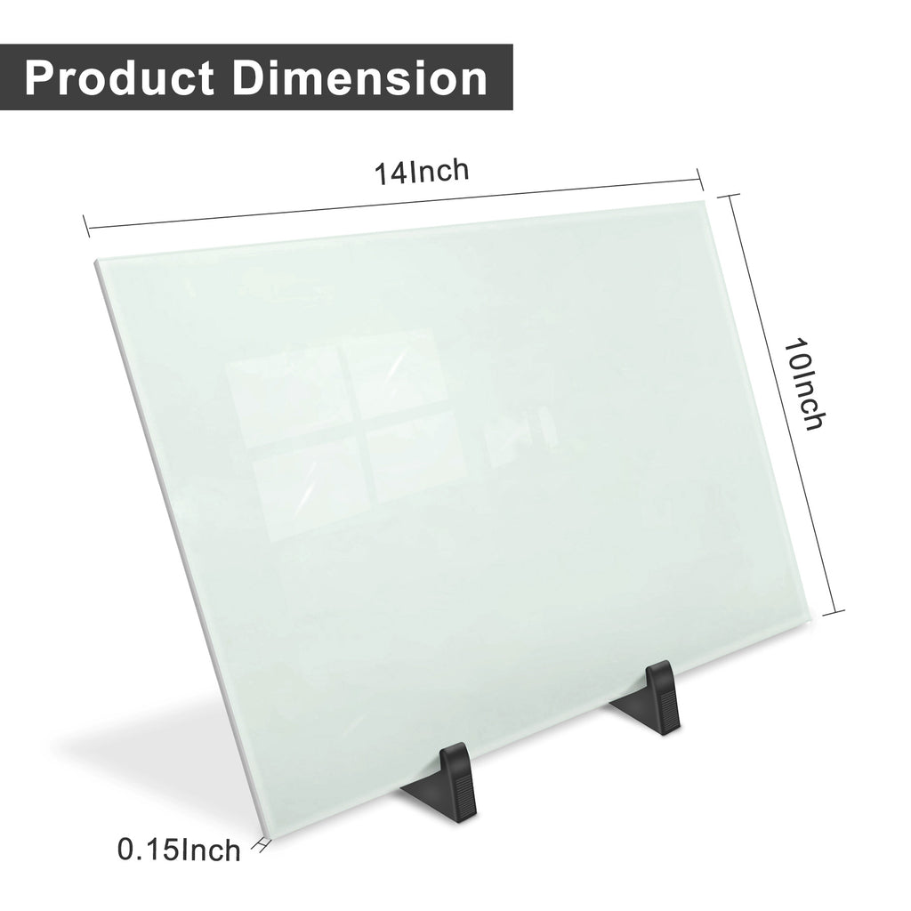 Rolling Magnetic Glass Dry Erase Easel