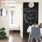 ZHIDIAN Magnetic Chalkboard Contact Paper for Wall, 48" x 36" Non-Adhesive Back Chalkboard Wallpaper, Blackboard Wall Sticker with Chalks for Home/School/Playroom