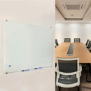 ZHIDIAN Glass Dry Erase Board, Magnetic Tempered Whiteboard for Wall, 4 Markers, 1 Eraser, 4 Magnets