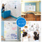 ZHIDIAN Whiteboard Contact Paper for Wall, Magnetic Receptive Dry Erase Board Sticker Sheet Wallpaper, Non-Adhesive Back