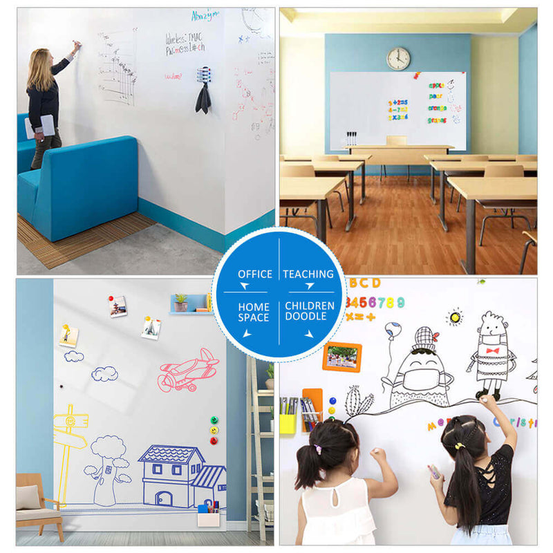ZHIDIAN Self-Adhesive Magnetic Dry-Erase Whiteboard Wall Stickers –  zhidianoffice