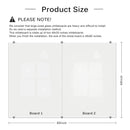 ZHIDIAN Glass Dry Erase Board, Magnetic Tempered Whiteboard for Wall, 4 Markers, 1 Eraser, 4 Magnets